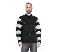 John Doe Prison Camicia Moto, nero-bianco, taglia L per maschi