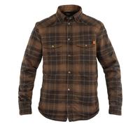 John Doe Motoshirt Camicia, marrone, taglia 5XL per maschi