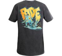 John Doe Wolf, t-shirt M male Nero/Giallo/Azzurro