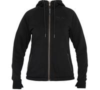 John Doe Felpa con cappuccio XTM 2.0 da moto con zip da donna Nero 3XL