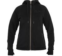 John Doe XTM 2.0 Donna Moto Zip Felpa con cappuccio, nero, Taglia XL