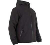 John Doe XTM Hoodie V3 Softshell, giacca tessile impermeabile L male Nero