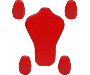 John Doe XTM Top Set di protezione da donna, rosso per donne