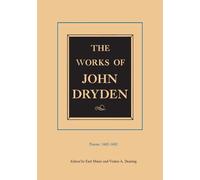 John Dryden The Works of John Dryden, Volume III (Copertina rigida)
