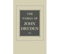 John Dryden The Works of John Dryden, Volume VIII (Copertina rigida)