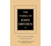 John Dryden The Works of John Dryden, Volume XIII (Copertina rigida)