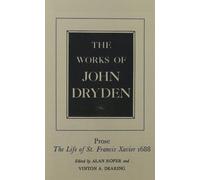 John Dryden The Works of John Dryden, Volume XIX (Copertina rigida)