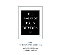 John Dryden The Works of John Dryden, Volume XVIII (Copertina rigida)