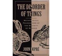 John Dupré The Disorder of Things (Tascabile)