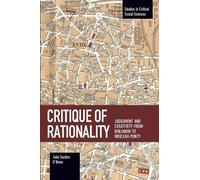 John E. O'Brien Critique Of Rationality (Tascabile)