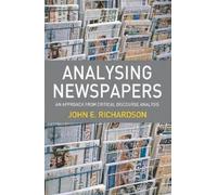John E. Richardson Analysing Newspapers (Tascabile)
