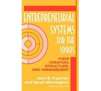 John E. Tropman Gersh Mornin Entrepreneurial Systems for the (Copertina rigida)