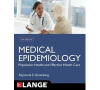 John Eley Raymond Greenberg Medical Epidemiology: Population Health (Tascabile)
