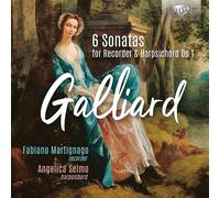 John Ernest Galliard Galliard: 6 Sonatas for Recorder & Harpsichord, Op. 1 (CD)