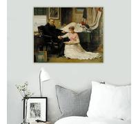 John Everett Millais "Passaggio a Nord Ovest, 1874" Dipinto su tela, stampa, poster, arredamento per interni, casa, camera da letto (80x100 cm/senza cornice)