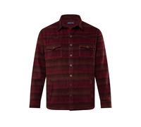 John F. Gee uomo taglie forti John F. Gee Fleece overshirt manica lunga...