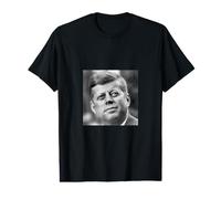 John F. Kennedy Maglietta con Stampa Grafica Economica