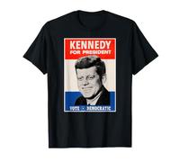 John F. Kennedy Vota Democratico Maglietta