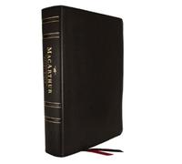 John F. MacArth LSB, MacArthur Study Bible, Black Genuine (Rilegato in ecopelle)