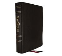 John F. MacArth LSB, MacArthur Study Bible, Black Genuine (Rilegato in ecopelle)