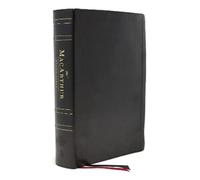 John F. MacArth NASB, MacArthur Study Bible, Black Genuin (Rilegato in ecopelle)