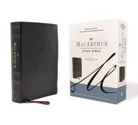 John F. MacArth NASB, MacArthur Study Bible, Black Leathe (Rilegato in ecopelle)