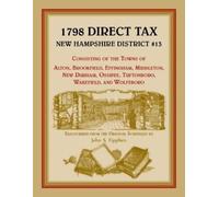 John Fipphen 1798 Direct Tax New Hampshire District #13, Consisting (Tascabile)