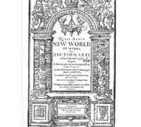 John Florio Florio's Italian English Dictionary of 1611 (Tascabile)