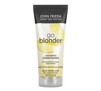 JOHN FRIEDA - Balsamo Go Blonder 75 ml, Balsamo schiarente per capelli biondi opachi, Idrata e schiarisce per dare lucentezza, ripristina l'umidità, rinnova la morbidezza, con citirici e camomilla