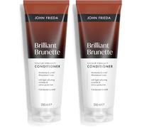 John Frieda Brilliant Brunette - Shampoo per migliorare la luminosità | Intensifica il colore castano e dona luminosità | Protegge e sigilla il colore | Capelli castani naturali o tinti | 250 ml