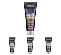John Frieda - Midnight Brunette Shampoo - Contenuto: 250 ml - Intensifica le sfumature scure con pigmenti colorati e cacao - Per capelli castani e castani (Confezione da 4)