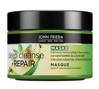 John Frieda Repair & Detox maschera/Kur - con olio di avocado e tè verde, 250 ml