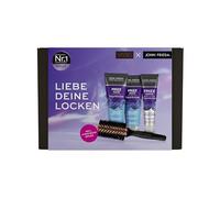 John Frieda Set di riccioli da sogno Varis Frizz Ease - Contenuto: shampoo, 250 ml/balsamo, 250 ml/crema per ricci definitivi, 150 ml/Varis Boar Brush - Ispirato agli stilisti