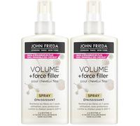 John Frieda Volume + Force Filler Spray addensante, 150 ml (Confezione da 2)