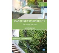 John Friedman Managing Sustainability (Tascabile)