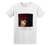 John Frusciante Omar Rodriguez Lopez John Frusciante Vintage Casual Round Neck T Shirt White 3XL