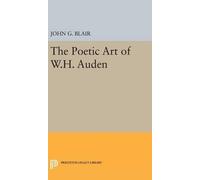 John G. Blair Poetic Art of W.H. Auden (Copertina rigida)