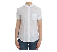 John Galliano - Camicia Blusa a Maniche Corte - -Blouses & Shirts -Donna -Bianco -S