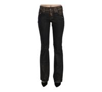 John Galliano - Denim Svasato con Vita Lusinghiera in Nero - -Jeans -Donna -Nero -W25