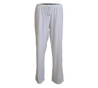 John Galliano - Elegante pantaloni in cotone a gamba larga - -Trousers -Uomo -Bianco -S