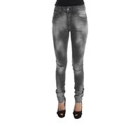 John Galliano Gray Wash Cotton Blend Slim Fit Denim Jeans Pants - W26