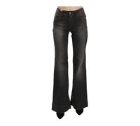 John Galliano - Jeans Denim Nero a Zampa - -Jeans -Donna -Nero -W26
