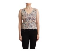 John Galliano - Top canotta senza maniche multicolore con scollo a V - -Tops -Donna -Multicolore -L