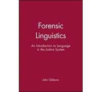 John Gibbons Forensic Linguistics (Tascabile) Language in Society