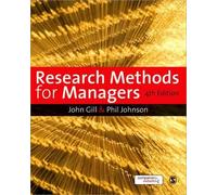 John Gill Phil Johnson Research Methods for Managers (Tascabile)