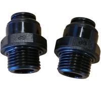 John Guest Maschile 1.3cm Bsp A 12mm Pressione Acqua Adattatore (2 Confezione)