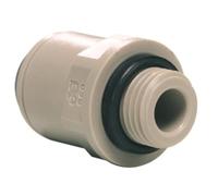 John Guest Raccordo Rapido in Pollici Dritto Maschio Filetto 3/8" Tubo 3/8"