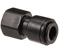 John Guest Raccordo Rapido Metrico Dritto Femmina Filetto da 1/4" e Tubo 8 mm Confezione da 1 pezzo
