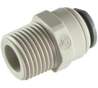John Guest Raccordo Terminale Diritto 1/2" X 1/2" BSPT PI011604S completa 10 PZ