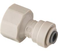 JOHN GUEST Raccordo Terminale Dritto Rapido Femmina 1/2" Tubo 1/4" - 5 PZ